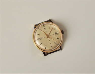 Náramkové hodinky PRIM s dat. - r. 1967