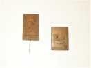 Odznaky 2 ks - výstava - r. 1936 a 1937