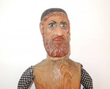 Loutka pro lout. divadlo řezaná 49 cm - konec 19. stol.