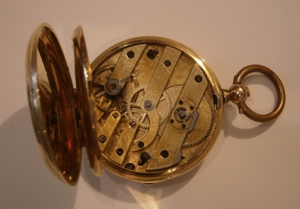 Kapesní hodinky - Au - kolem r. 1900