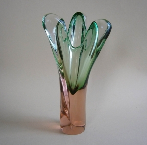 Chřibská sklárna - Váza - 60.léta