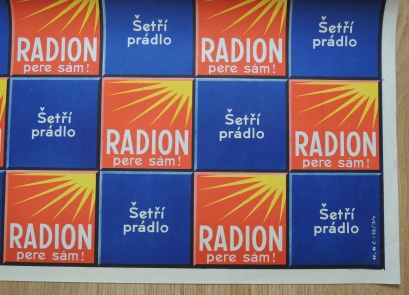 Plakát reklamní - RADION - 20./30.léta