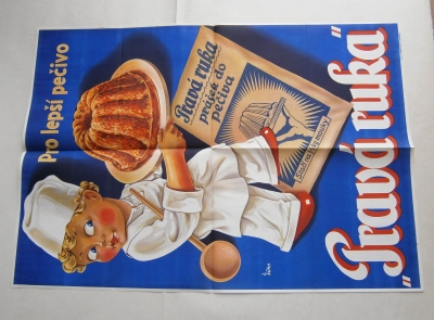 Plakát reklamní - litografie - zač. 20.stol.