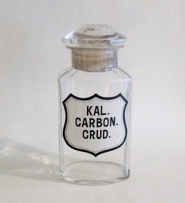 Lékárenské sklo - kol. roku 1900
