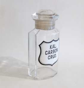 Lékárenské sklo - kol. roku 1900