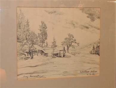 Mervart Augustin - kresba - 1932