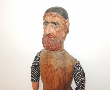 Loutka pro lout. divadlo řezaná 49 cm - konec 19. stol.