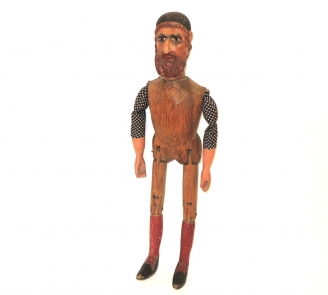 Loutka pro lout. divadlo řezaná 49 cm - konec 19. stol.