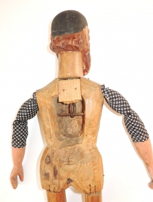 Loutka pro lout. divadlo řezaná 49 cm - konec 19. stol.